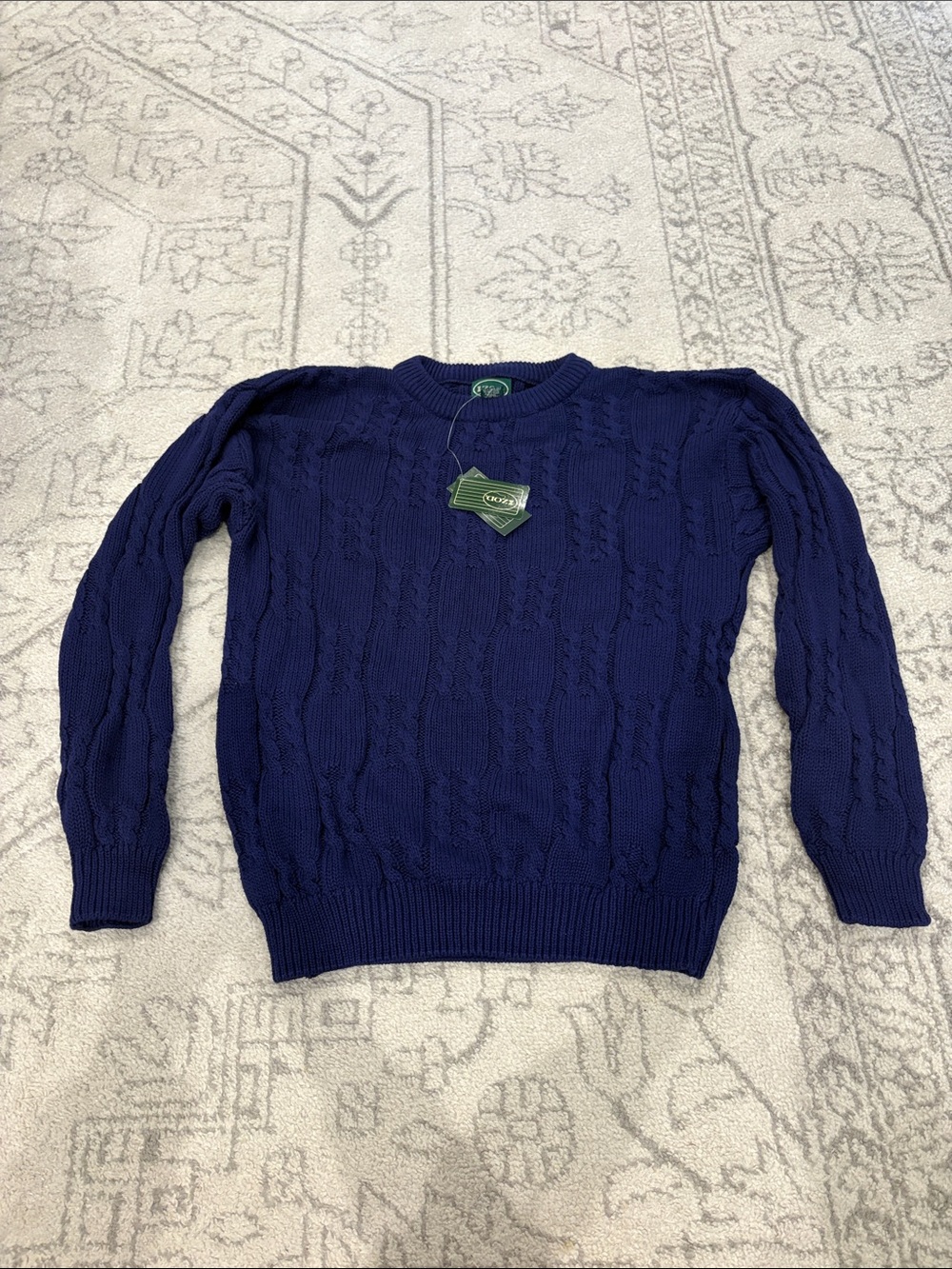 NWT Vintage Izod 100% Cotton sweater, M